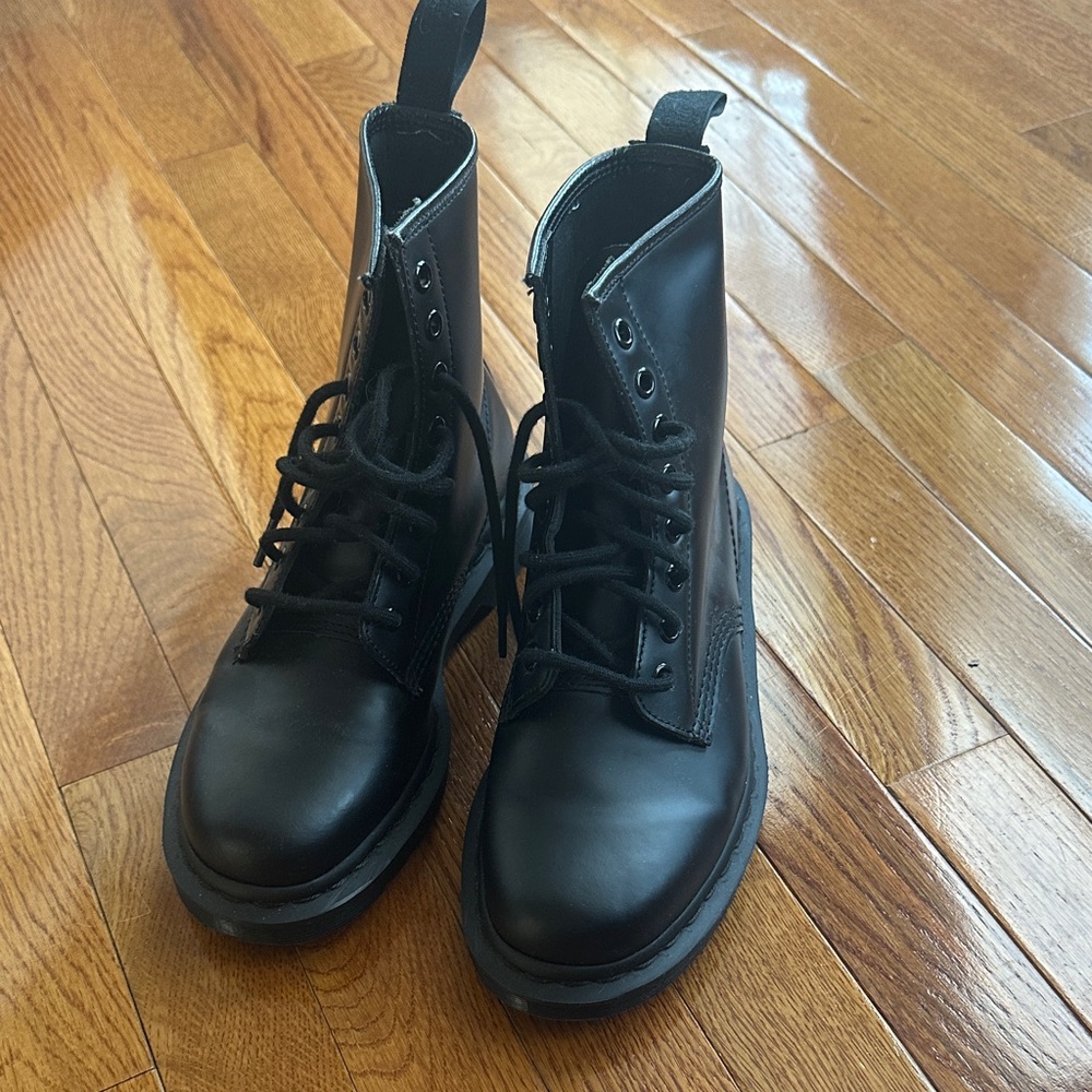 Black Dr Marten boots